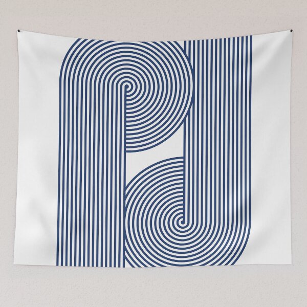 Aperçu de l'œuvre Cul de Sac Bleu | Belle décoration intérieure créée et vendue par infinitehue-5.