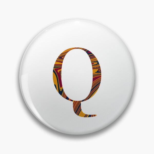 Item preview, Marbled Letter Q designed and sold by PathfinderCP.