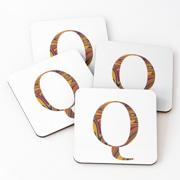 Item preview, Marbled Letter Q designed and sold by PathfinderCP.