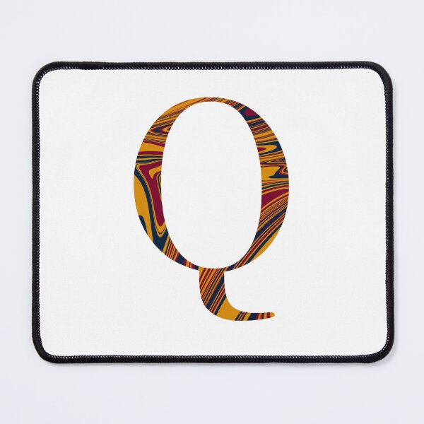 Item preview, Marbled Letter Q designed and sold by PathfinderCP.