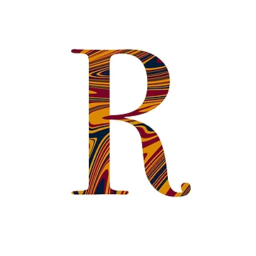 Artwork thumbnail, Marbled Letter R by PathfinderCP