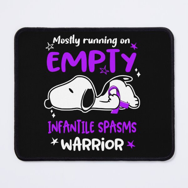 Item preview, Mostly Running on Empty Infantile Spasms Warrior designed and sold by Wlsnpeggy.