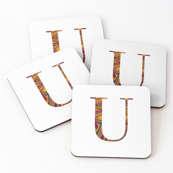 Item preview, Marbled Letter U designed and sold by PathfinderCP.