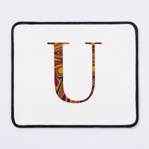 Item preview, Marbled Letter U designed and sold by PathfinderCP.