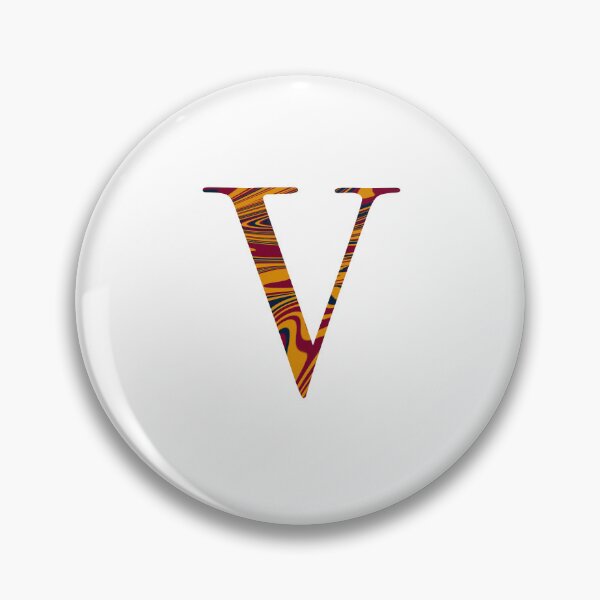 Item preview, Marbled Letter V designed and sold by PathfinderCP.