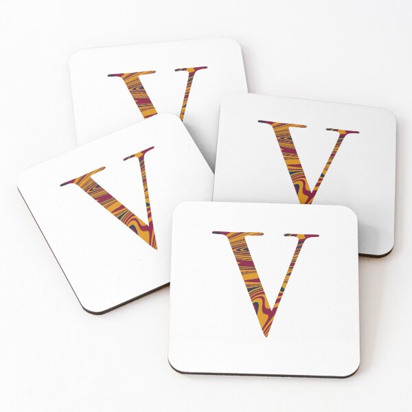 Item preview, Marbled Letter V designed and sold by PathfinderCP.