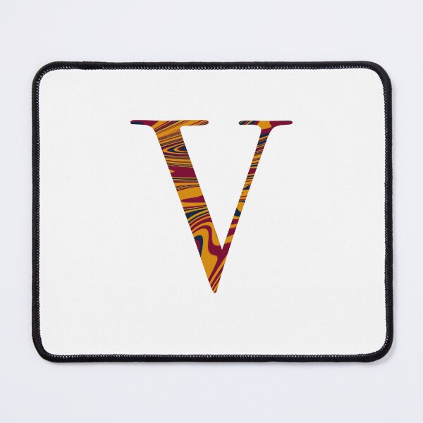 Item preview, Marbled Letter V designed and sold by PathfinderCP.