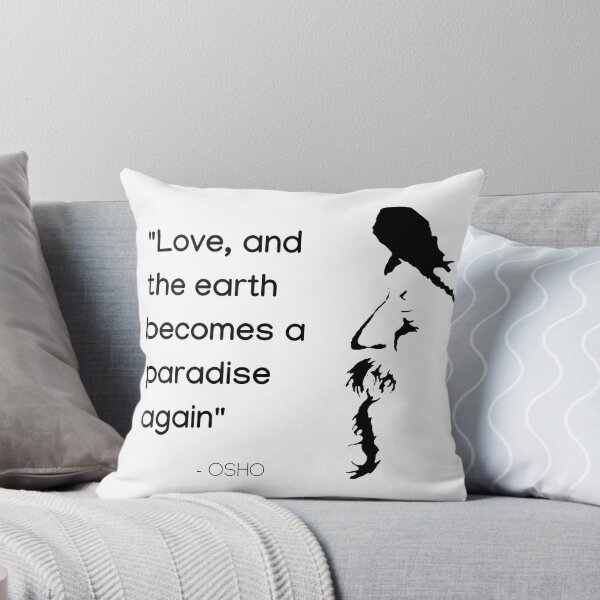 Item preview, Love, and the earth becomes a paradise again ... Osho Quote – To Turn You Outside In! - text design designed and sold by RetComly.