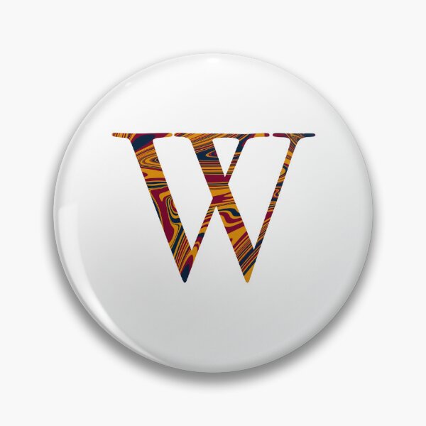 Item preview, Marbled Letter W designed and sold by PathfinderCP.