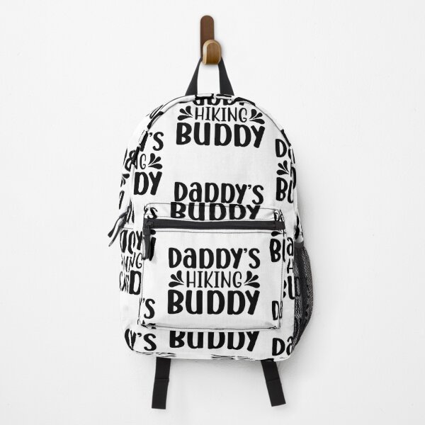 Item preview, Daddy's Hiking Budy I love Camping Hiking Camping Tree Mountains Tent Art Design Happy Apparel Essential Inspiration Joy Mood Funny designed and sold by DesignByHeartUK.