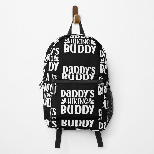 Item preview, Daddy's Hiking Budy I love Camping Hiking Camping Tree Mountains Tent Art Design Happy Apparel Essential Inspiration Joy Mood Funny designed and sold by DesignByHeartUK.