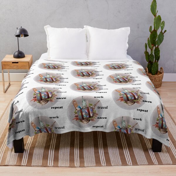 Item preview, Work Travel Save Repeat designed and sold by CreativeMagi.