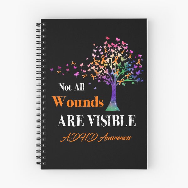 Item preview, Not All Wounds Are Visible ADHD Awareness designed and sold by Hatjar.