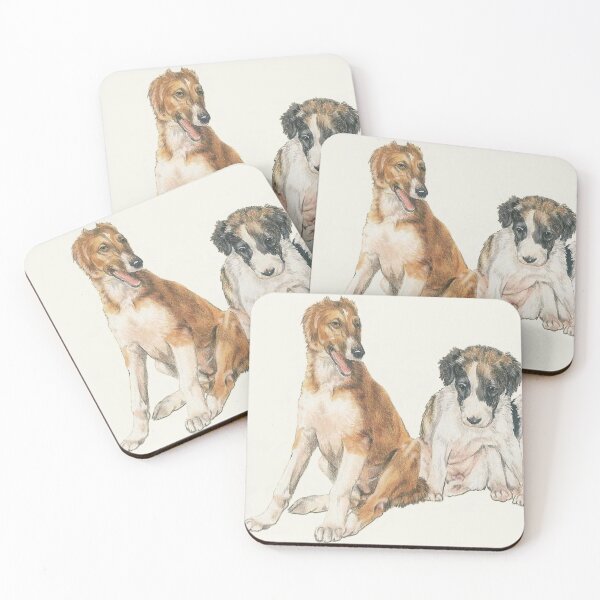 Item preview, Borzoi Puppies designed and sold by BarbBarcikKeith.