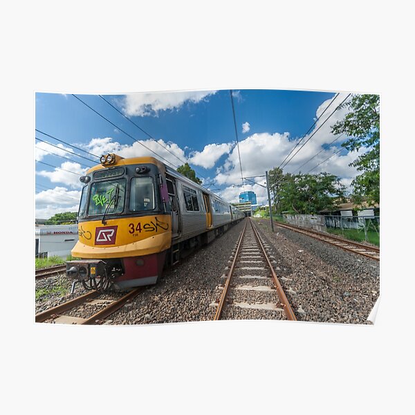 Toowong Rail Line Poster