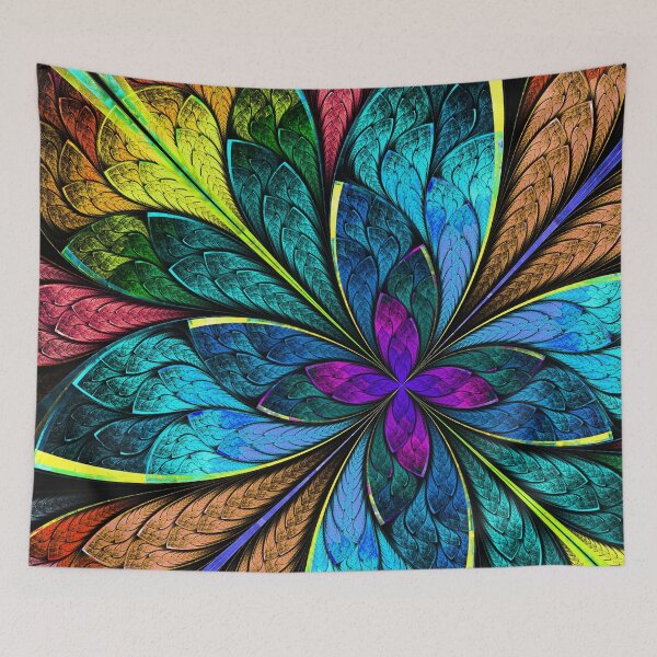 Item preview, Vibrant and colorful glass like flower designed and sold by FGCART.
