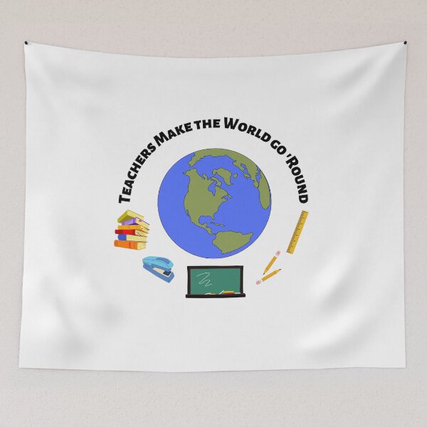 Item preview, Teachers Make the World go 'Round designed and sold by Jessi-Sketches.