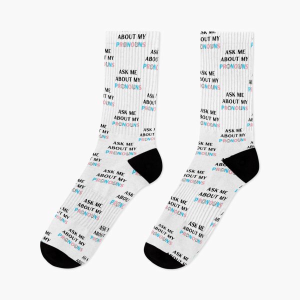Item preview, ASK ME ABOUT MY PRONOUNS TRANS LGBT PRIDE designed and sold by appareltolove.