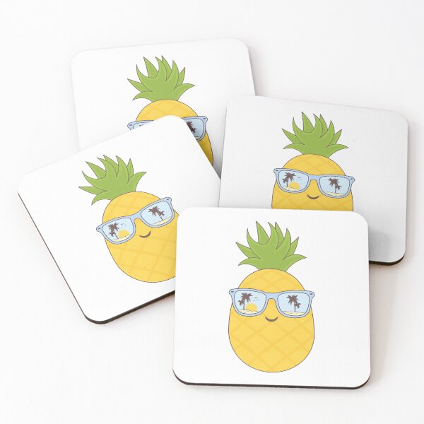 Item preview, Cute Pineapple With Sunglasses Pattern designed and sold by ttttee.