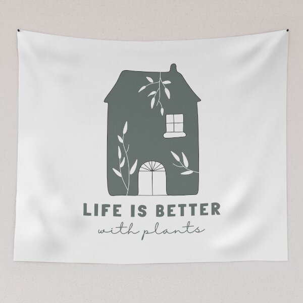 Item preview, Life is Better With Plants. Greenhouse with Plants.  designed and sold by antevasinart.