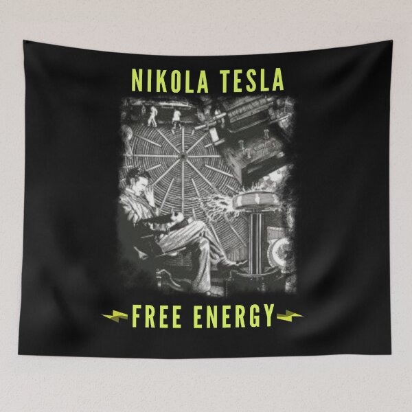 Item preview, Nikola Tesla Free Energy designed and sold by AlexWolfDesigns.
