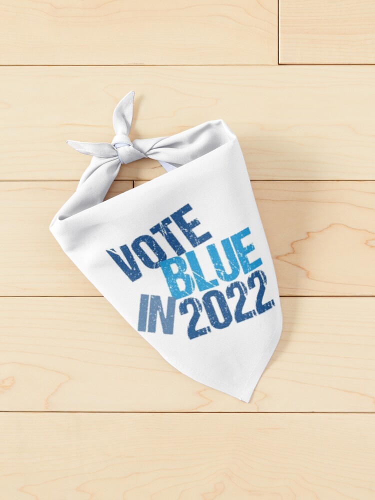 Alternate view of Vote Blue in 2022 Pet Bandana