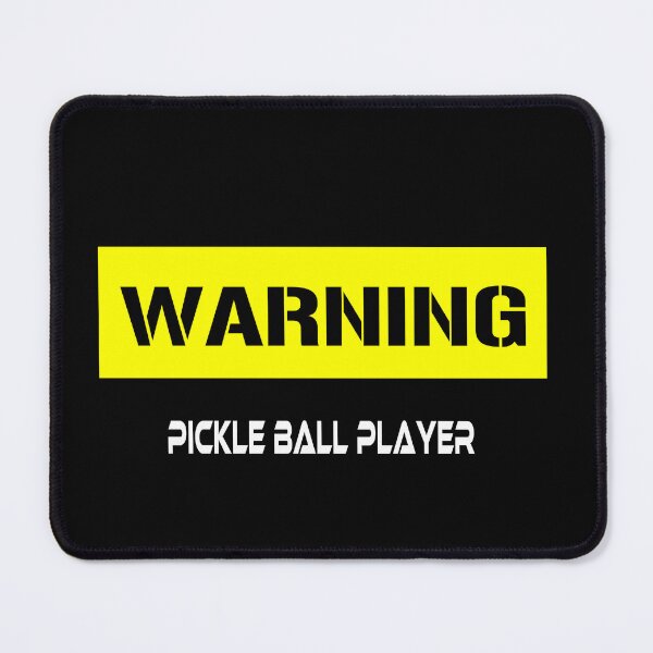 Item preview, Warning Pickleball Player designed and sold by porfysoundtrack.