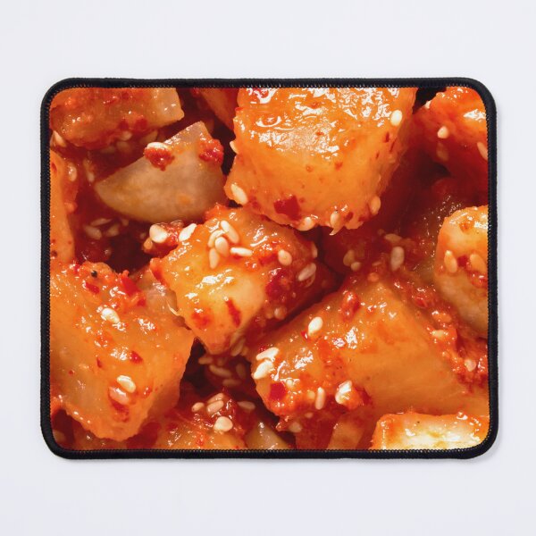Item preview, Korean Pickled Radish Closeup Background Asian Food Lover designed and sold by foodiemarie.