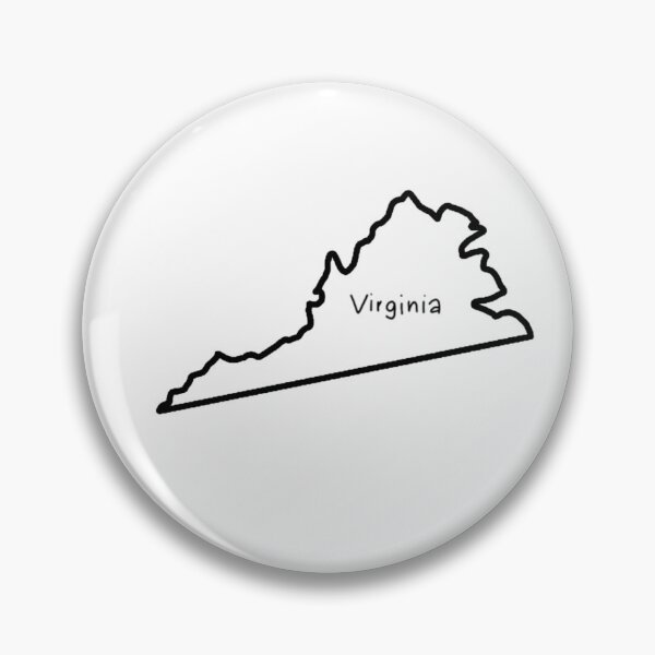 Artikelvorschau, Virginia State-Aufkleber entworfen und verkauft von Kiki Stickers.