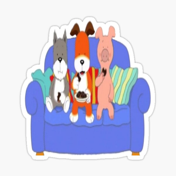 Kipper The Dog And Friends Sticker For Sale By Candy B10 Redbubble