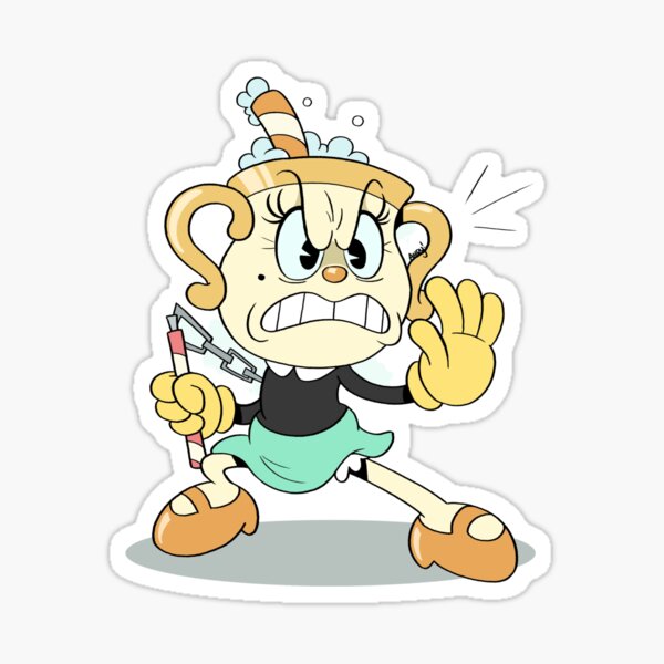 Wow Cuphead Sticker - Wow Cuphead The Cuphead Show - Discover