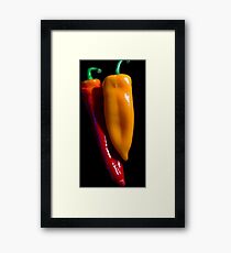 Peppers Framed Print