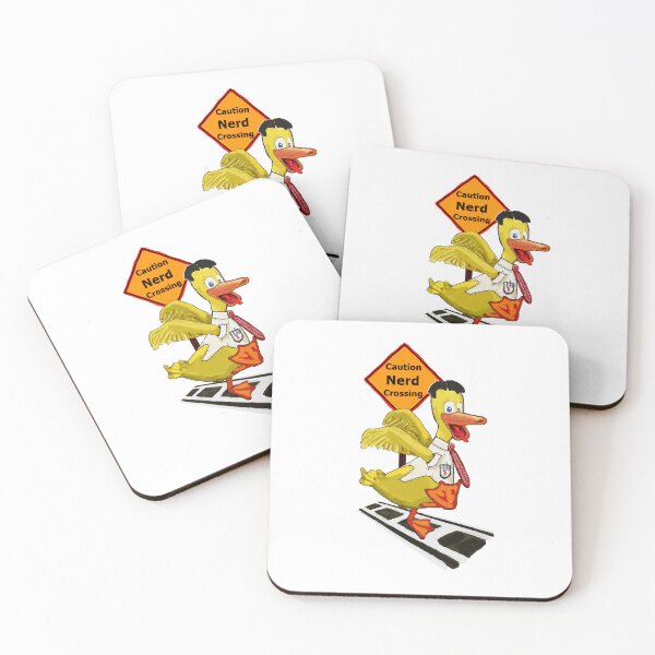 Item preview, Caution Nerd Crossing designed and sold by VerdeDoodleDuck.