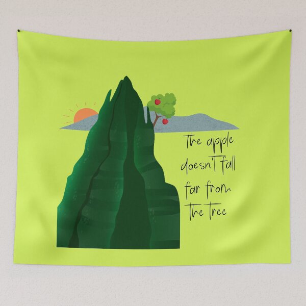 Item preview, THE APPLE DOESN´T FALL FAR FROM THE TREE designed and sold by DAKSs.