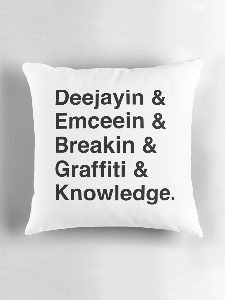 Thumbnail 3 of 4, Pillow, 5 Elements of Hip Hop designed and sold by istillloveher.