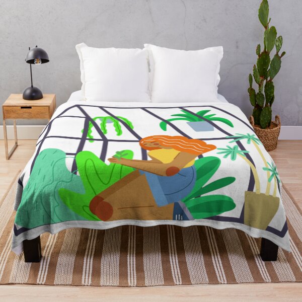 Item preview, Greenhouse With Plants. Girl with Plant designed and sold by antevasinart.