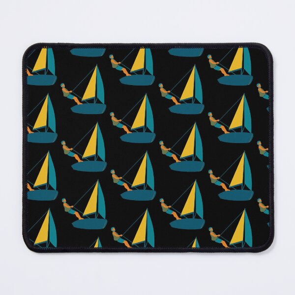 Item preview, Black Summer Blue Sail Boat Collection designed and sold by Yakisha Gates.