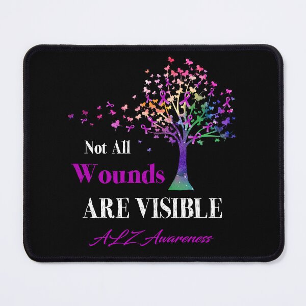 Item preview, Not All Wounds Are Visible ALZ Awareness designed and sold by Hatjar.