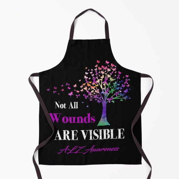 Item preview, Not All Wounds Are Visible ALZ Awareness designed and sold by Hatjar.