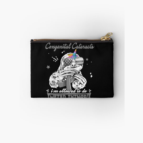 Item preview, Funny Sloth I Have Congenital Cataracts I'm Allowed To Do Weird Things designed and sold by Kohend.