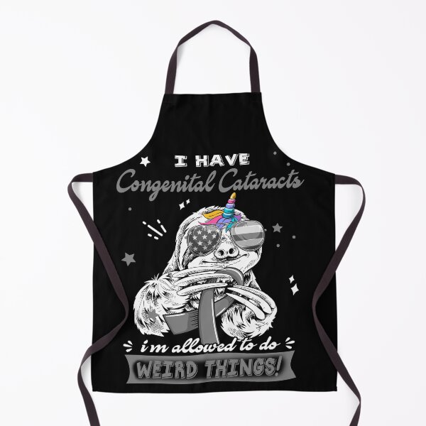 Item preview, Funny Sloth I Have Congenital Cataracts I'm Allowed To Do Weird Things designed and sold by Kohend.