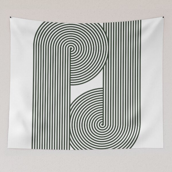 Aperçu de l'œuvre Chasseur Vert Cul-de-Sac | Beau design d'intérieur créée et vendue par infinitehue-5.