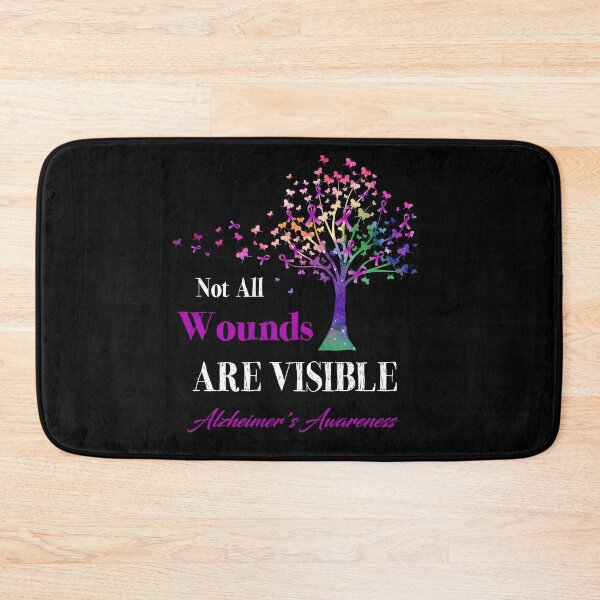 Item preview, Not All Wounds Are Visible Alzheimer's Awareness designed and sold by Hatjar.