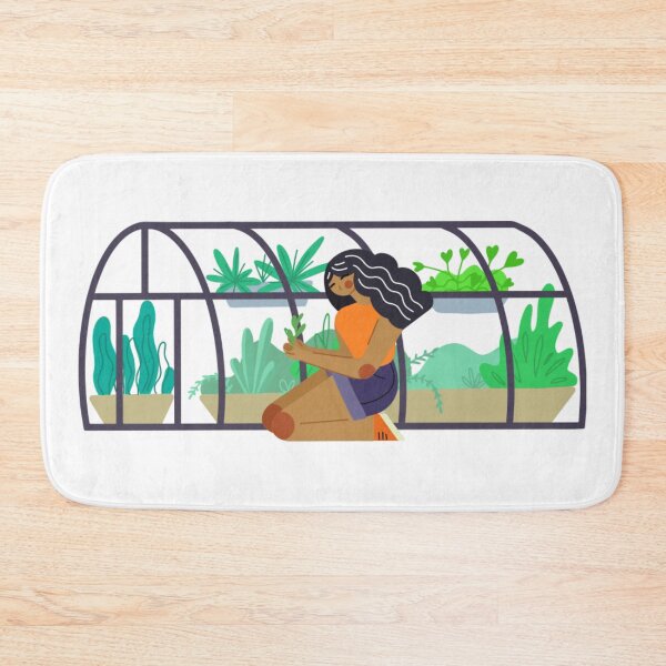 Item preview, Greenhouse With Plants. Girl with Plant designed and sold by antevasinart.
