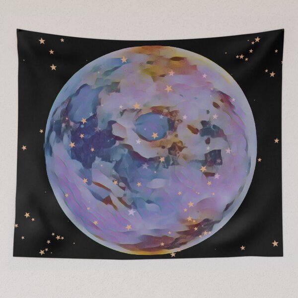 Artikelvorschau, Vollmond und Sterne entworfen und verkauft von Lylabean22.