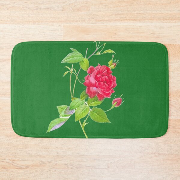 Item preview,  Blood-Red Bengal Rose, Rosa indica cruneta from Les Roses (1817–1824) by Pierre-Joseph Redouté designed and sold by CristalleLisa.