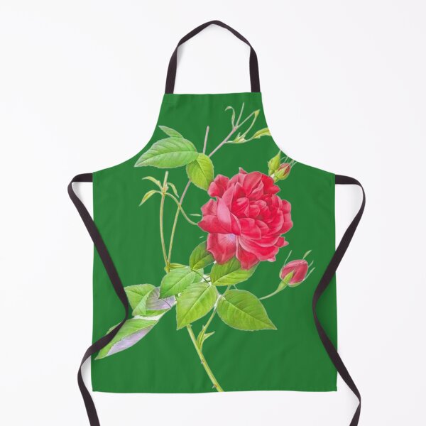 Item preview, Blood-Red Bengal Rose, Rosa indica cruneta from Les Roses (1817–1824) by Pierre-Joseph Redouté designed and sold by CristalleLisa.