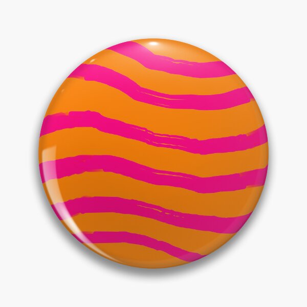 Item preview, Trendy Hot Pink and Orange Wavy Pattern #1 designed and sold by Deutschic.