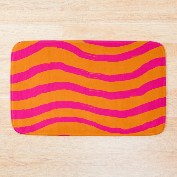 Item preview, Trendy Hot Pink and Orange Wavy Pattern #1 designed and sold by Deutschic.