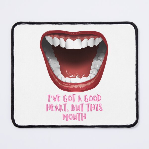 Item preview, I've got a Good Heart, but this Mouth - The Human Condition designed and sold by MikeMargolisArt.